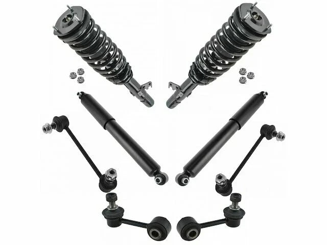Front and Rear Shock Strut Coil Spring Sway Bar Link Kit for Mazda 6 (2003–2012) H629YB