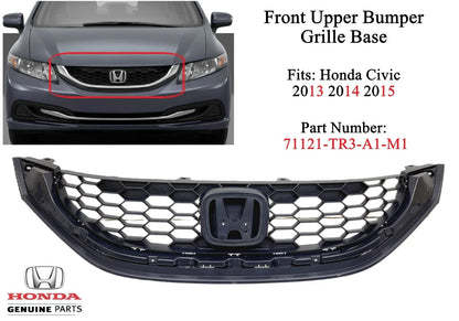 Front Bumper Grille Base for 2013–2015 Honda Civic 71121-TR3-A1