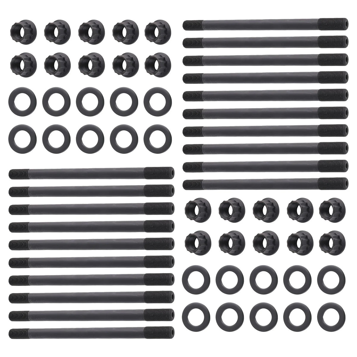 Head Stud Kit with 12-Point Nuts and Washers for Ford F250 F350 (2003–2007)