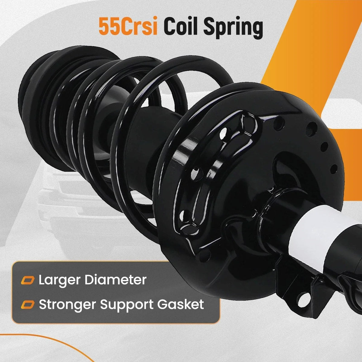 Pair Front Struts w/ Coil Spring Assembly for Chevrolet Malibu (2013)