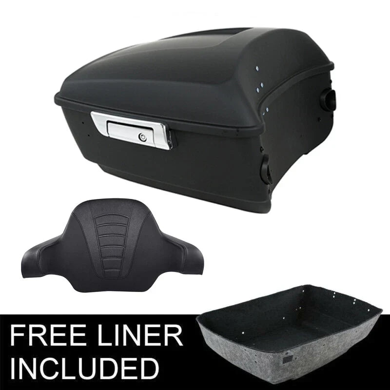 Trunk Backrest in Matte Black for Harley Touring Electra Glide 2014-2026