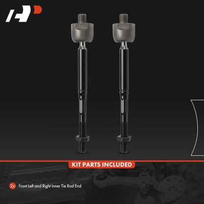 Front Inner Side Tie Rod End Pair for Honda Odyssey 2018–2024