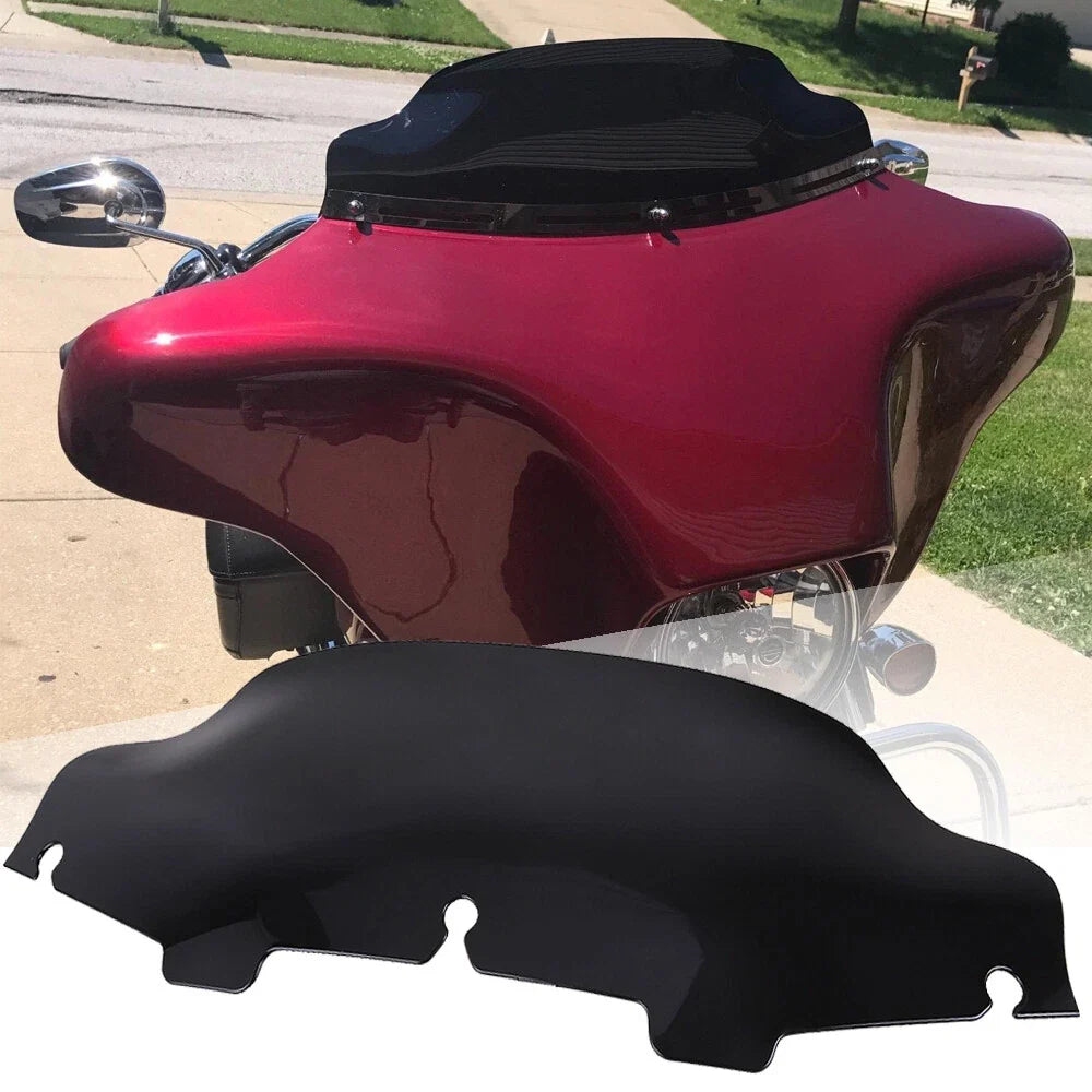 Black Windshield Windscreen 6" for Harley Electra Street Glide 1996-2013