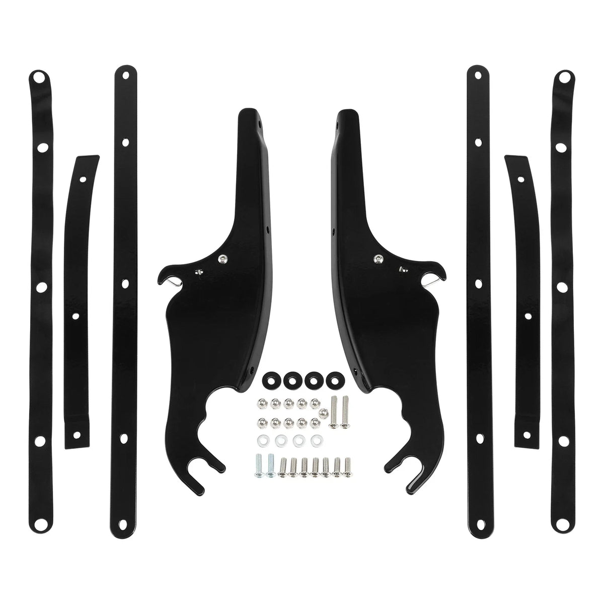 Windshield Screen Mount Bracket Kit for Softail Slim Fat Boy 2000-2017