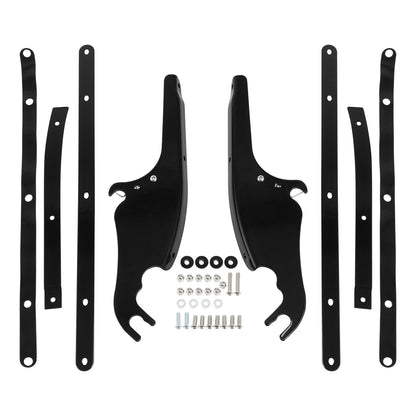 Windshield Screen Mount Bracket Kit for Softail Slim Fat Boy 2000-2017