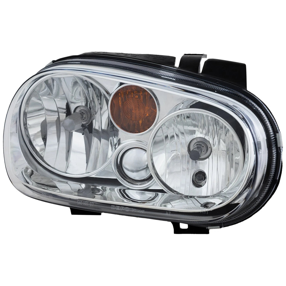 Headlight for Volkswagen Golf Right (2002–2005) with Bulb