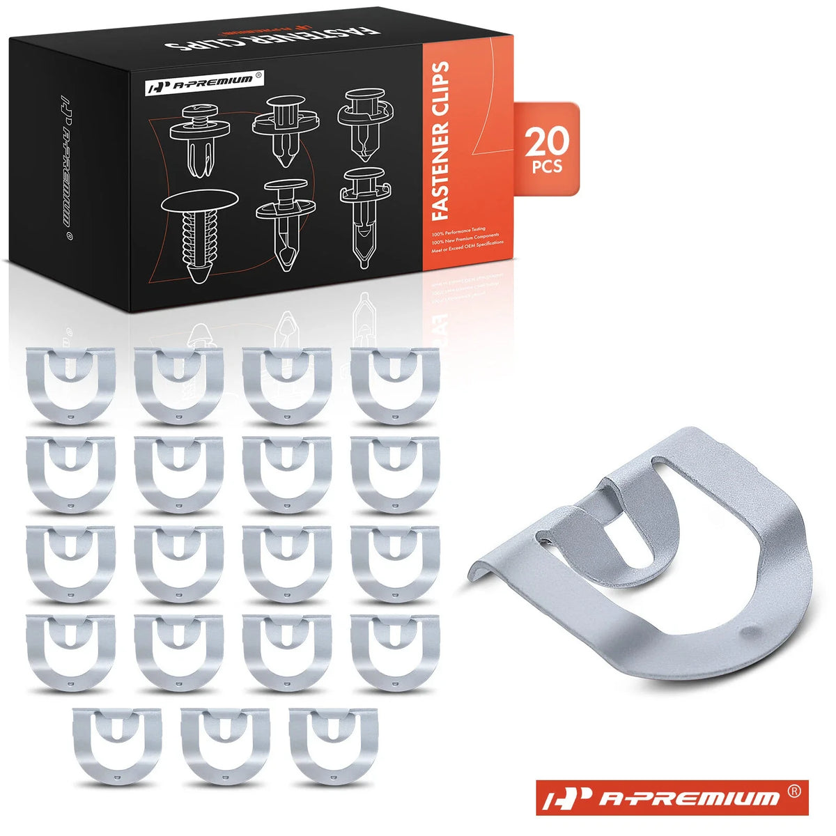 Set of 20 Window Reveal Molding Clips for Buick