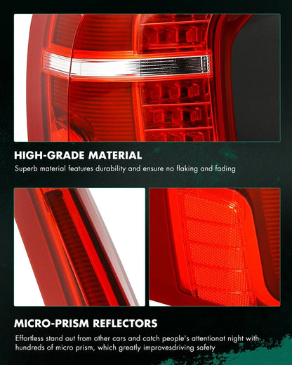 2X LED Tail Light Set for Volvo XC90 (2016–2024)