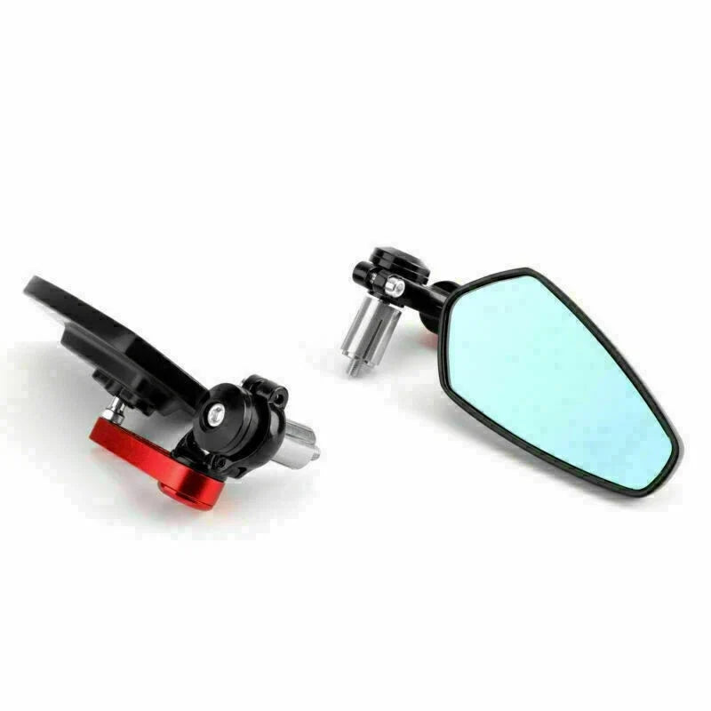 Aluminum Rear View Side Mirror 7/8" for Universal Fit Motorcycle