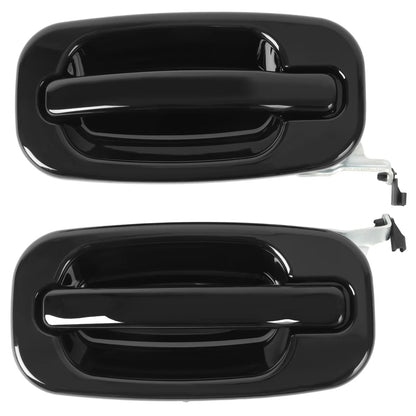 Black Painted Door Handle Set for 1999-2006 Sierra Tahoe Yukon Silverado