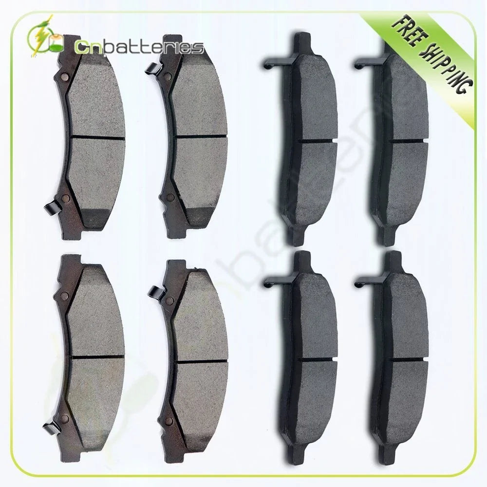 Complete Front and Rear Brake Pads for 2006-2011 Buick Lucerne