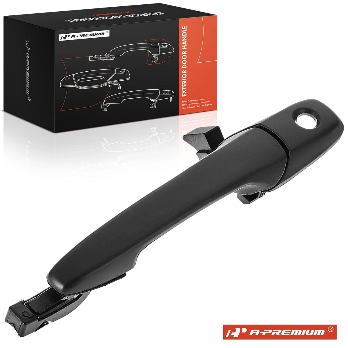 Front Driver Smooth Black Door Handle for Ford Mustang (2005–2009)