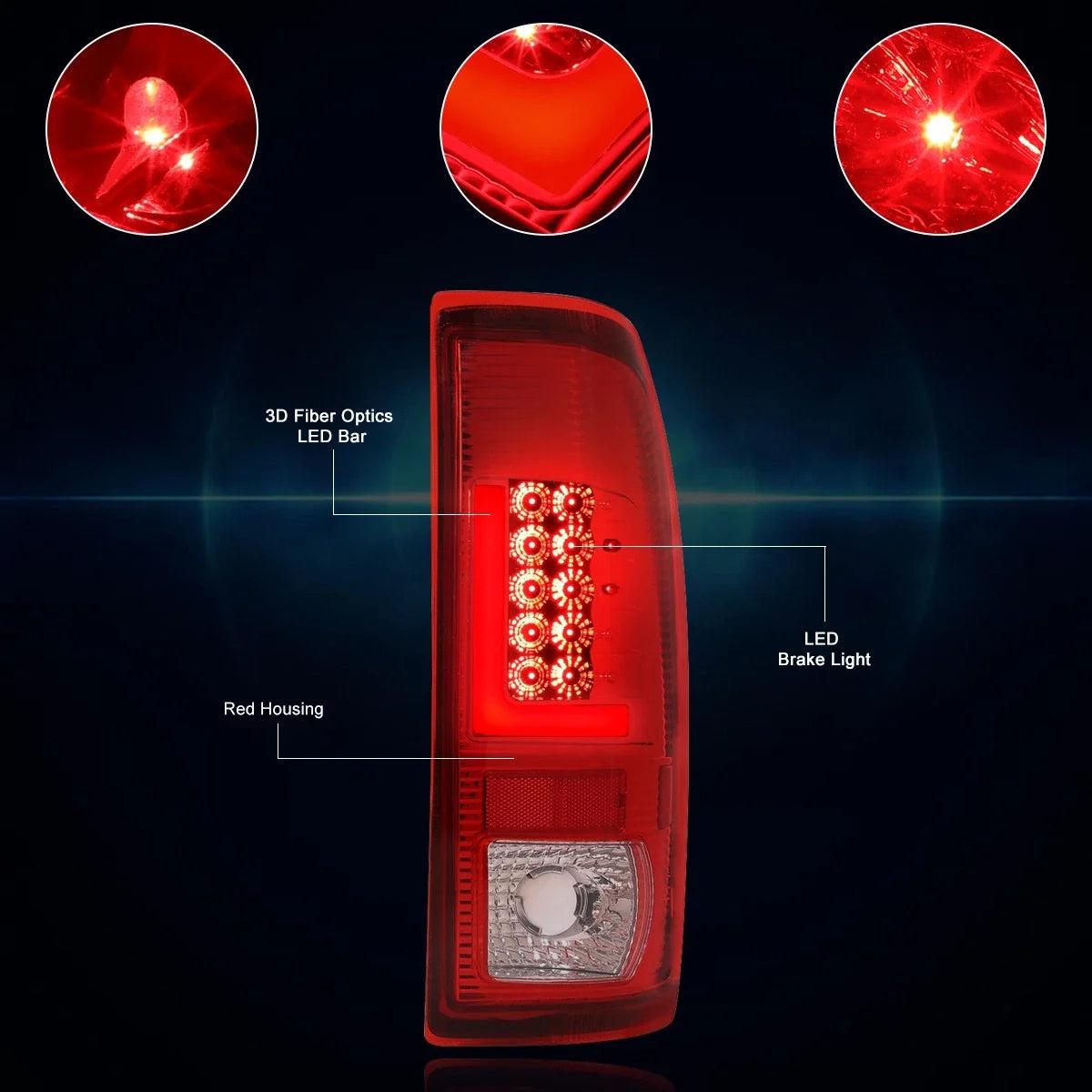 3D Tail Light L-Bar for Ford Super Duty (1997-2007)