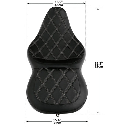 Driver Passenger Seat for Harley Touring Electra Street Glide (2009–2015)
