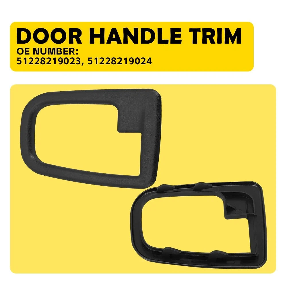 Pair Interior Door Handle Surround Trim for BMW 3 Series E36 Z3 (1992–2002)