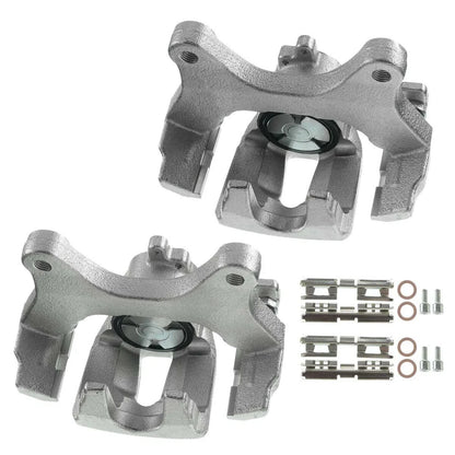 Pair of Rear Brake Calipers with Bracket for Ford F-150 (2015-2017)