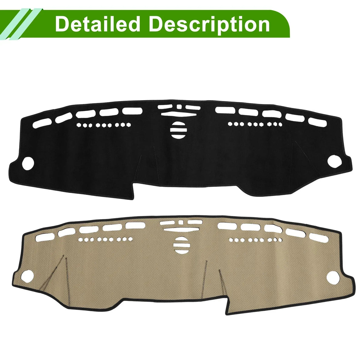 Sun Protector Dashboard Cover Mat for 2010 Mercedes E-Class Black