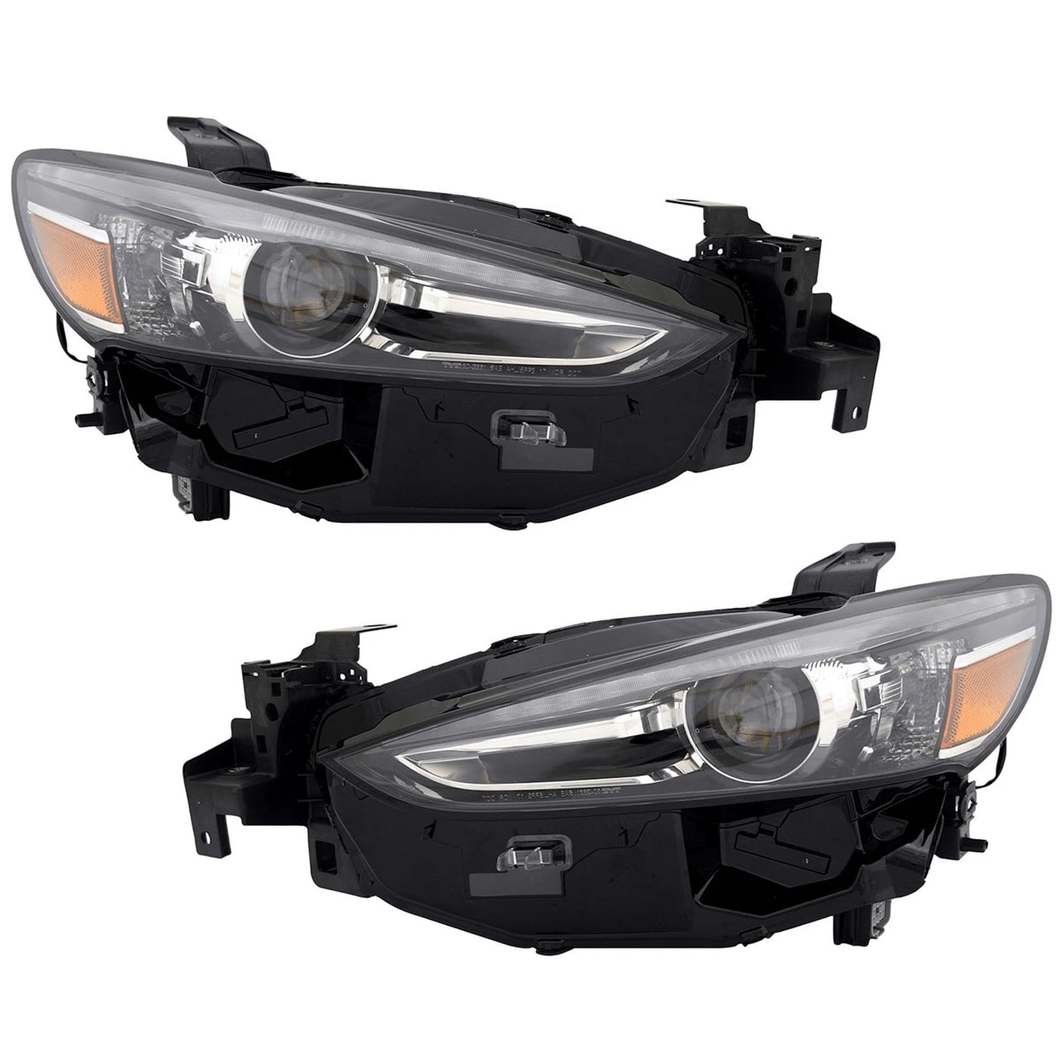 Set of 2 Headlights for Mazda (2018–2021) L/R