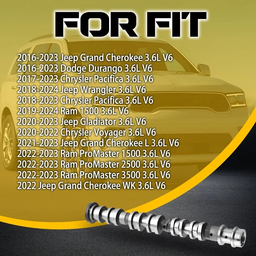 Silver Left Side Intake Camshaft 5047912AD for Dodge Jeep Chrysler (2016–2024)