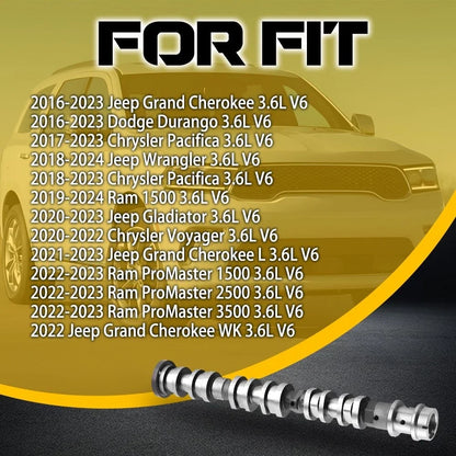 Silver Left Side Intake Camshaft 5047912AD for Dodge Jeep Chrysler (2016–2024)