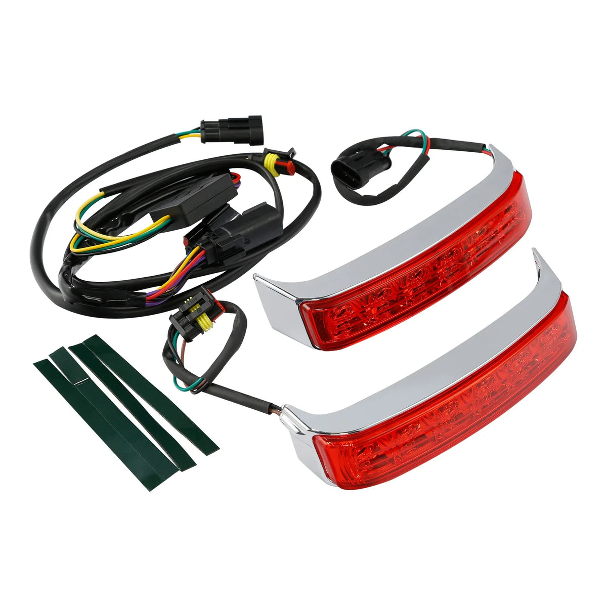 Red Lens Saddlebag LED Run Brake Turn Light for Harley Electra Glide 2014-2024