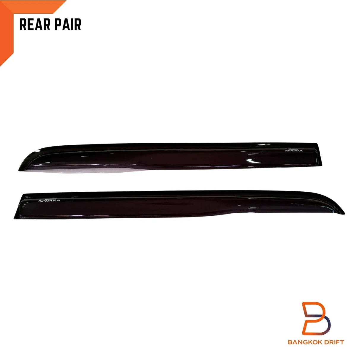 Wind Deflector Visor Rain Shield for 2015-2019 Nissan Navara NP300 D23