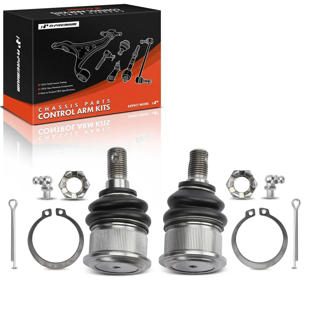 2X Rear Upper Suspension Ball Joint for Ford Taurus (1996–2005)