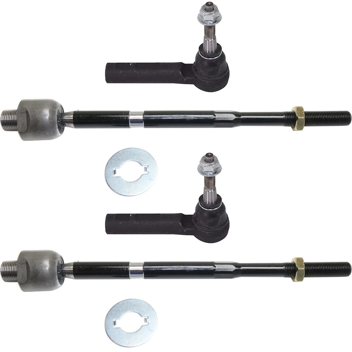 Tie Rod End Set for Chevrolet Camaro (2012) - Front Left & Right Inner/Outer