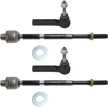 Tie Rod End Set for Chevrolet Camaro (2012) - Front Left & Right Inner/Outer