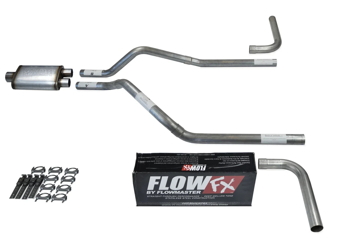 Dual Exhaust Kit 2.5" Flowmaster Flow FX for Chevy Blazer 2000–2004