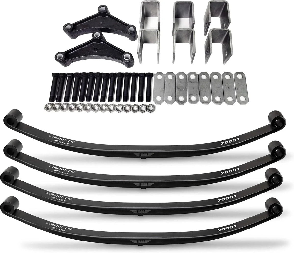 6000lb Tandem Trailer Axle Suspension Kit for Trailer (3000lb Leaf Springs)