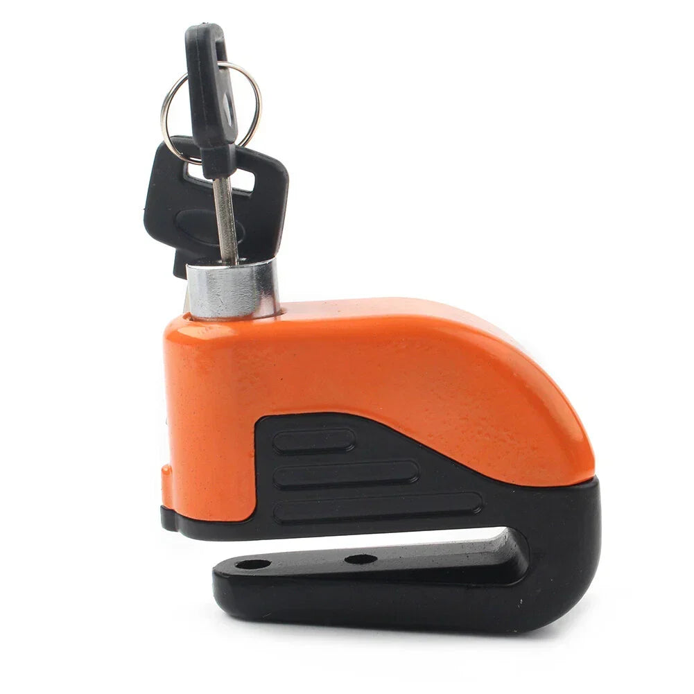 Alarmed Anti-theft Wheel Disc Brake Lock for Motorcycle Bicycle Set