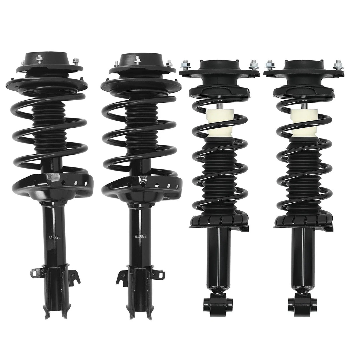 Set of 4 Complete Struts with Coil Spring for Subaru Legacy (2010–2012)