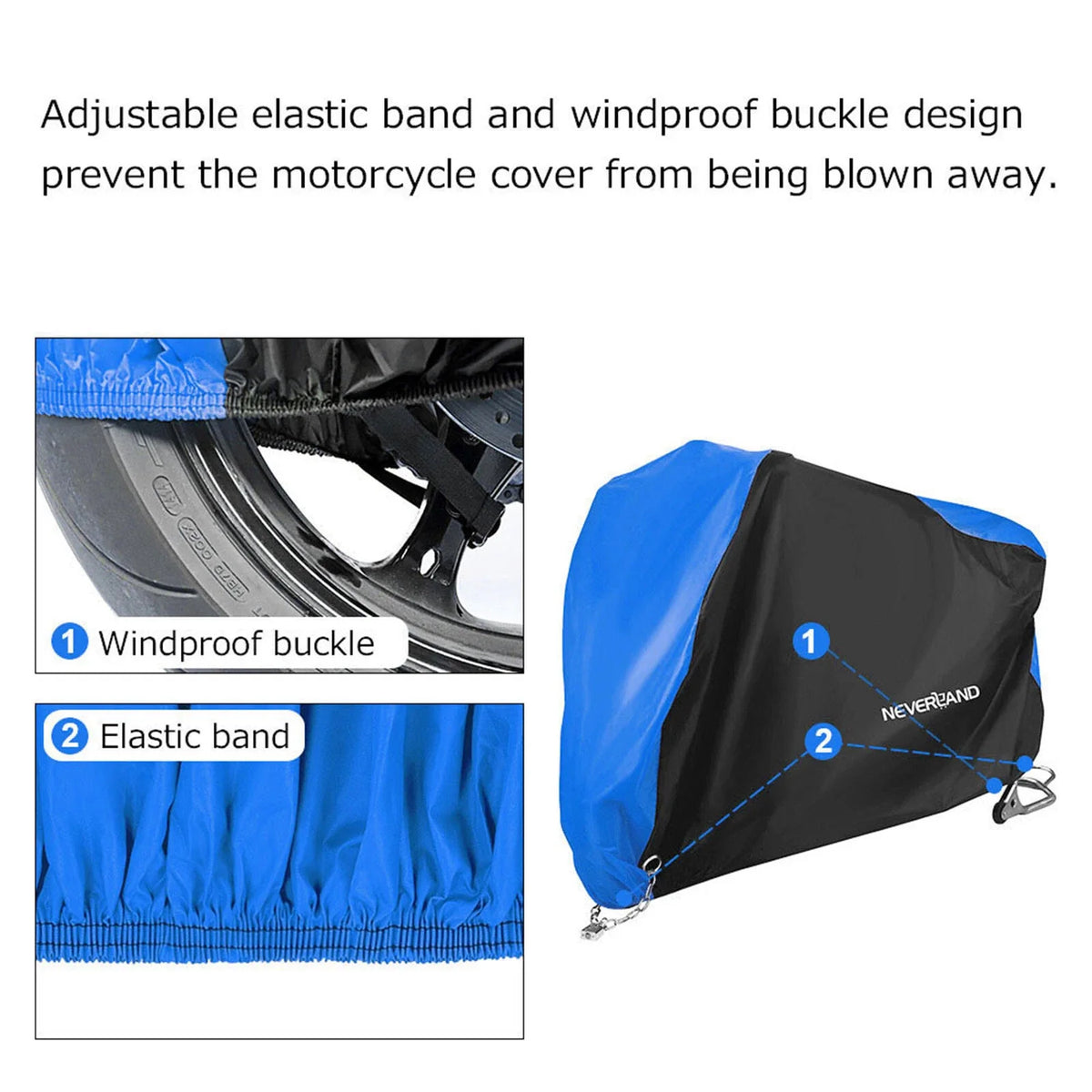 Heavy Duty 4XL Motorcycle Cover - Waterproof for Harley Davidson