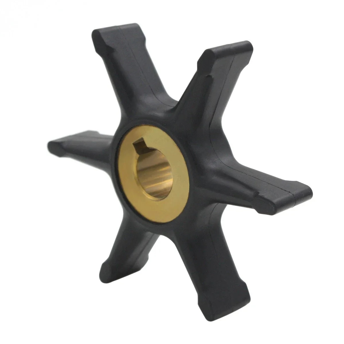 Water Pump Impeller & Key for Johnson OMC Outboard (277181, 434424, 18-3001, 500350)