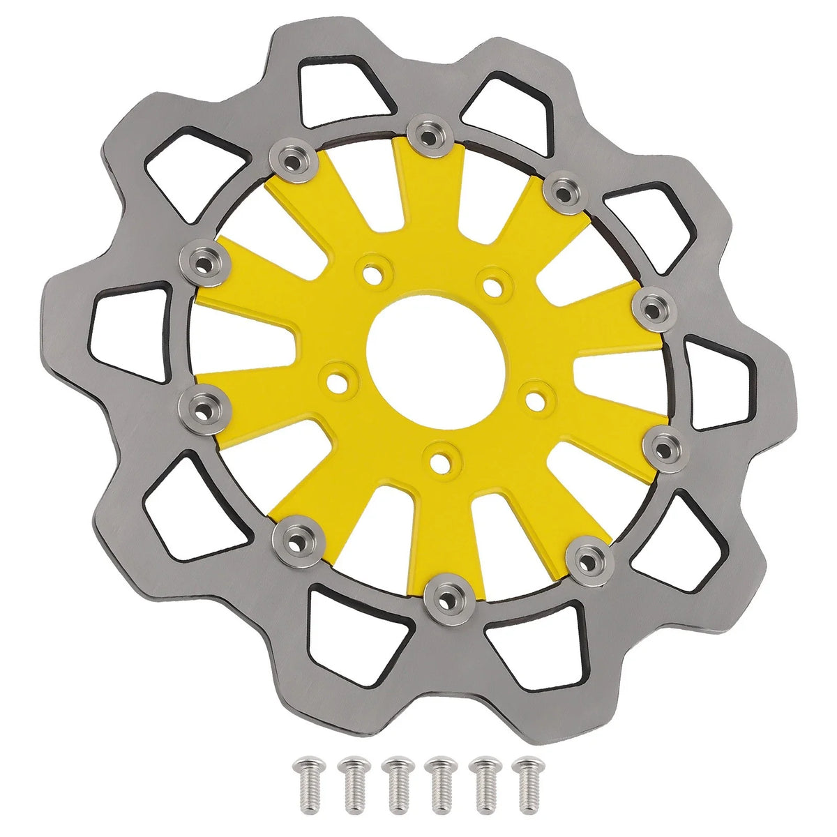 299mm Front Brake Disc Rotor for Harley Trike Road King (2009–2019) Yellow
