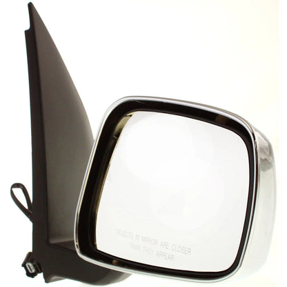 Chrome Manual Folding Power Mirror for Right Nissan Frontier 2005-2010