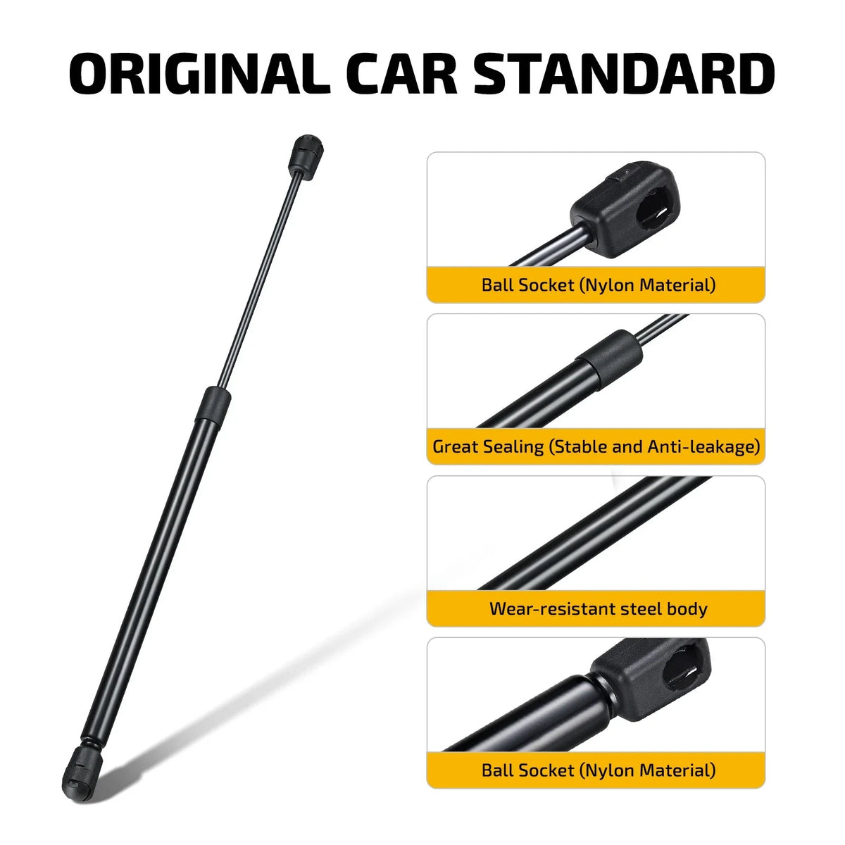 17 Inch Gas Lift Supports 2X 20lb 90N for Outdoor Bench
