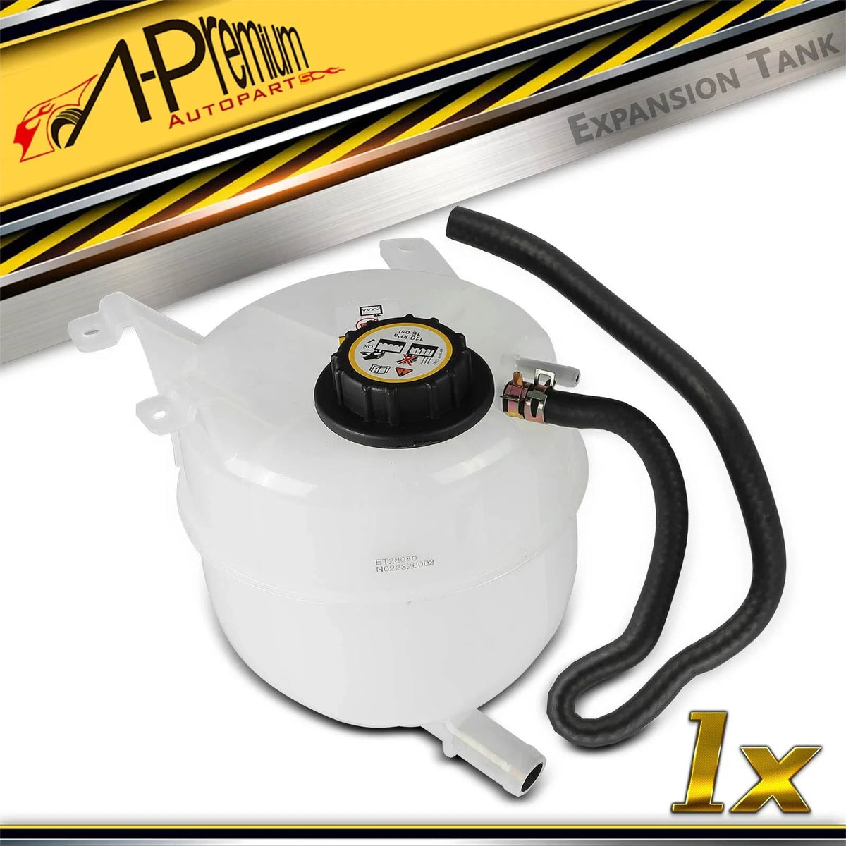 Engine Coolant Reservoir Tank with Cap for Ford E350 E450 (1992–2014)