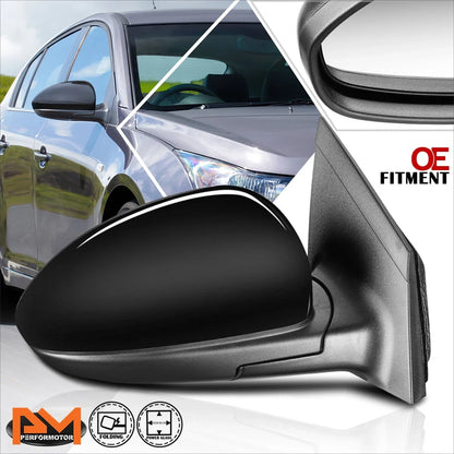 Powered Rear View Side Door Mirror Right for Chevy Cruze (2011-2016)