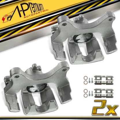 Pair Rear Disc Brake Caliper with Bracket for Ford F-150 (2015–2017)
