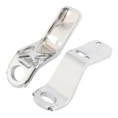 Chrome Mount Bracket for Headlight Fairing on Harley Low Rider ST (2022-2025)