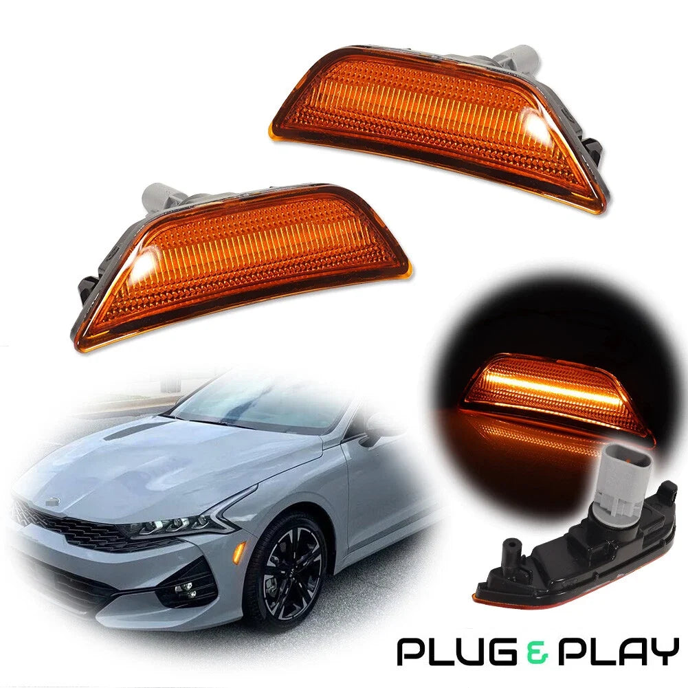 LED Side Marker Light Reflector Assembly for Kia K5 Optima (2021–2022)