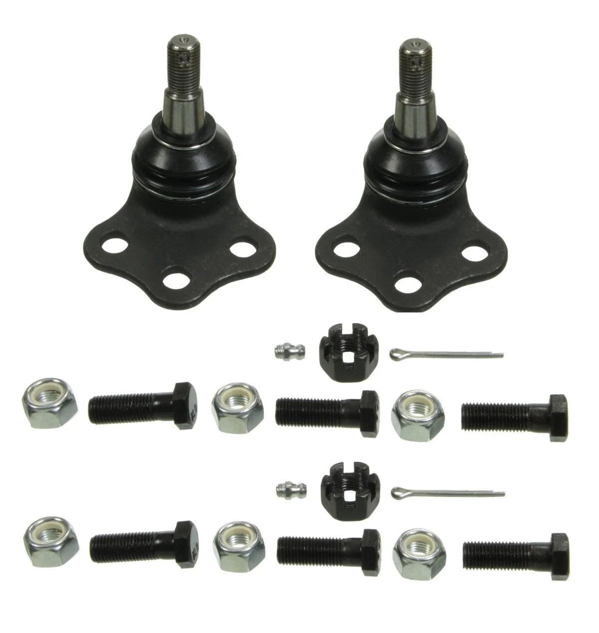 Set of 2 Front Upper Suspension Ball Joints for Dodge Ram 1500 3500 (2002–2010)