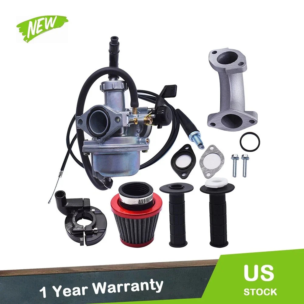 Intake Manifold Air Filter & Carburetor for Honda XR70R 1998-2003