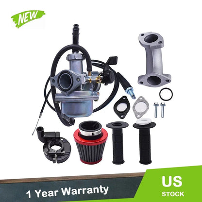Intake Manifold Air Filter & Carburetor for Honda XR70R 1998-2003