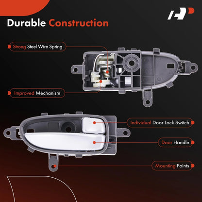 Interior Door Handle Right for Nissan Altima 2007-2013 Maxima 2009-2014