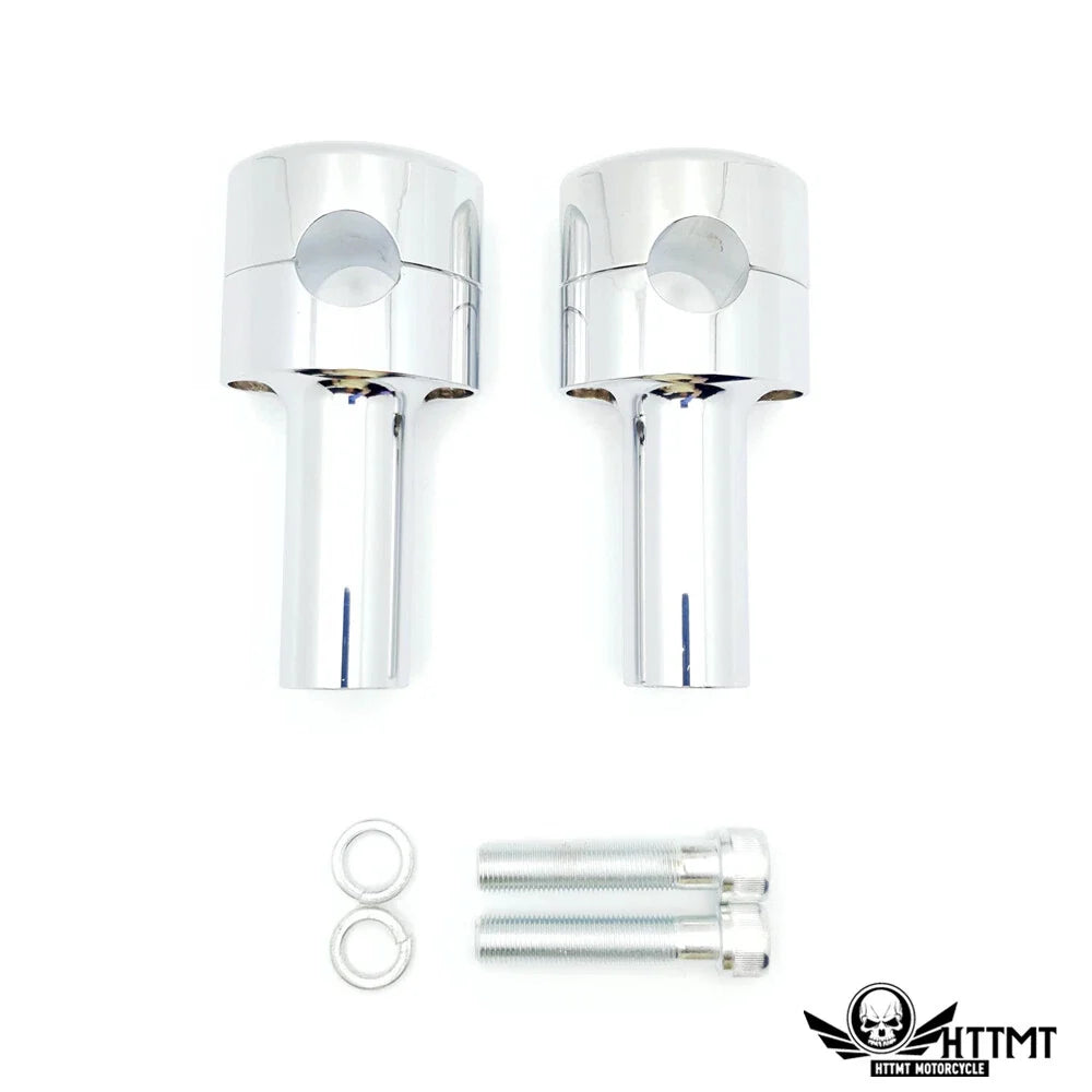 1" Mounting Handlebar Riser Clamp for Harley Bobber Chopper