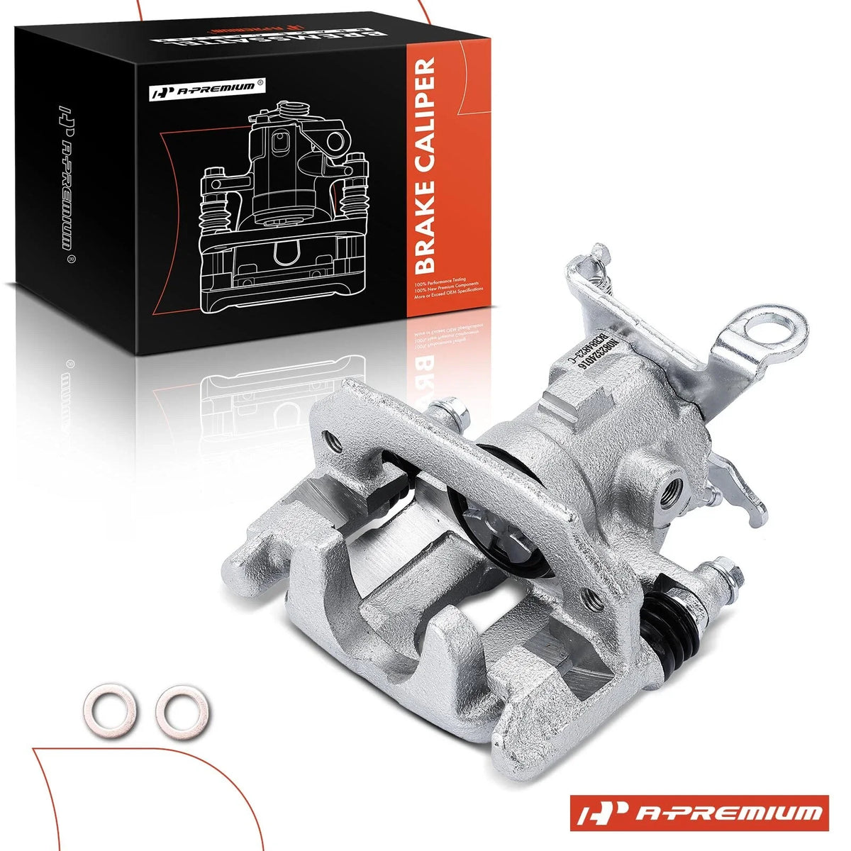 Rear Driver Side Brake Caliper with Bracket for Ford Focus (2000–2007)