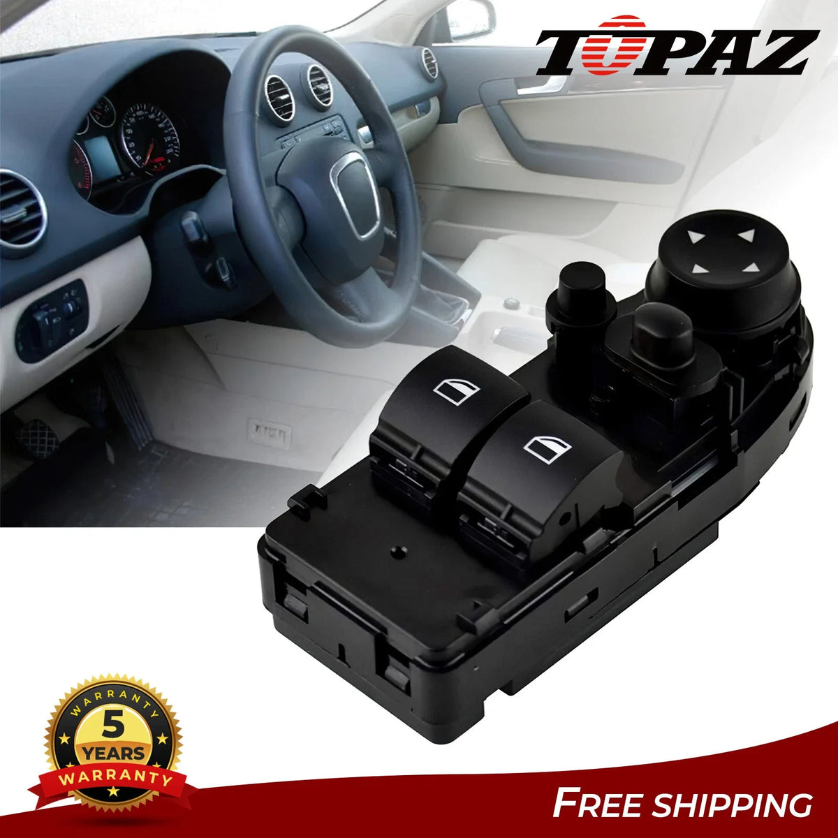 Power Window Switch for BMW 328i, 328xi, 335i, 335xi, 335is, M3 (2007–2013)